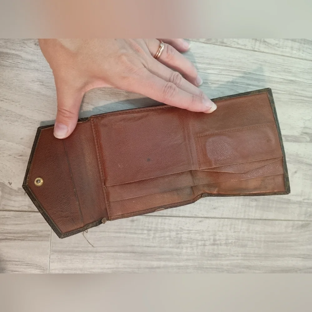 Louis Vuitton W Hook Wallet Monogram Monogram Canvas Authentic
